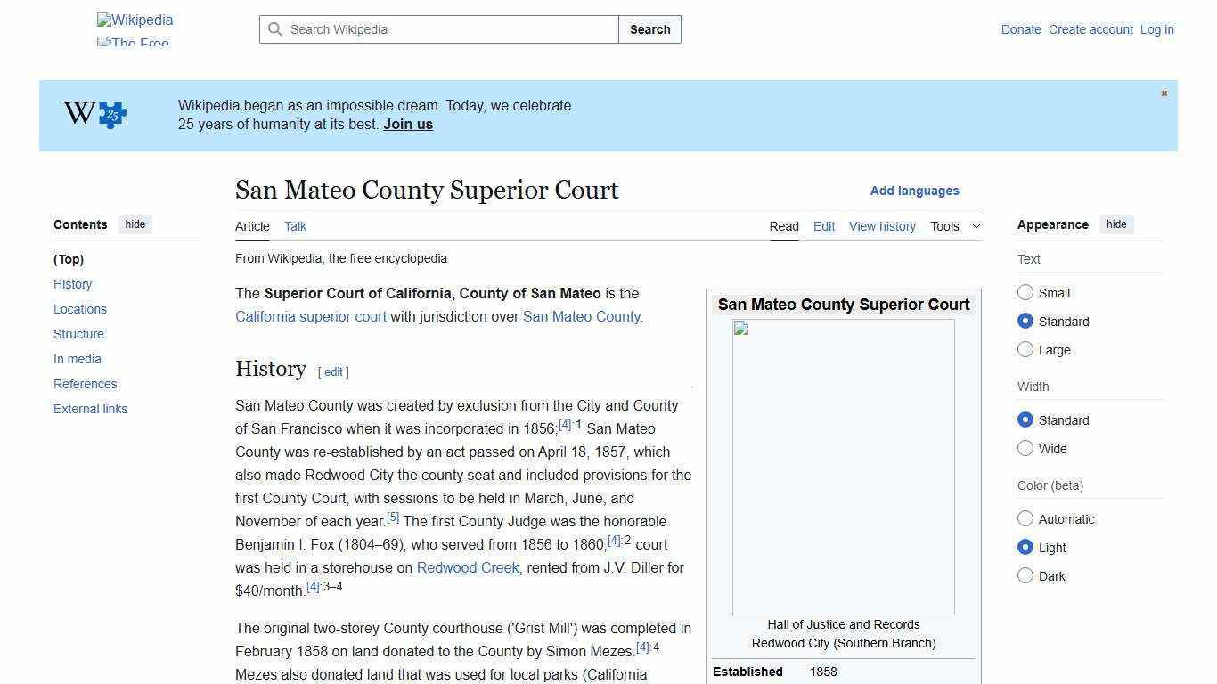 San Mateo County Superior Court - Wikipedia